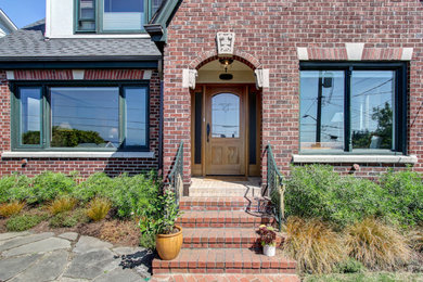 Example of an exterior home design in Seattle