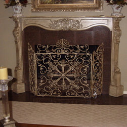 Wrought Iron Fireplace Screens - Products