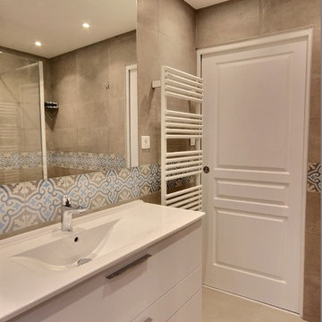 Rénovation de deux salles d'eau dans une maison à Courbevoie