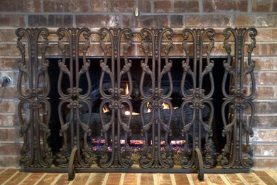 Decorative iron, fireplace screens