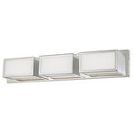 Livex Lighting - Livex Lighting 10133-05 Sutter - 23.75" 24W 3 LED ADA Bath Vanity - Reinvigorate any bathroom with the contemporary flSutter 23.75" 24W 3  Polished Chrome Sati *UL Approved: YES Energy Star Qualified: n/a ADA Certified: YES  *Number of Lights: Lamp: 3-*Wattage:8w LED bulb(s) *Bulb Included:Yes *Bulb Type:LED *Finish Type:Polished Chrome