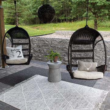 Southern Charm Farmhouse Back Patio