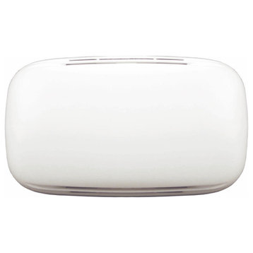 Heath Zenith SL-2735-02 Traditional Decor Wired Oval Doorbell - White