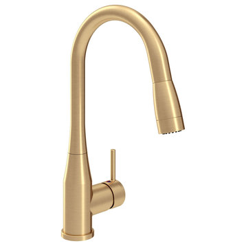 Symmons SK2302PD Sereno 1.5 GPM 1 Hole Pull Down Kitchen Faucet - Brushed