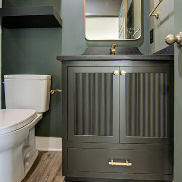 Cozy Basement Remodel with Custom Touches
