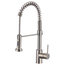 Single-Handle Pull-Down Sprayer Kitchen Faucet with Spring Design