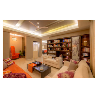 BHATT RESIDENCE : Elegance with Attitude - Modern - Living Room ...