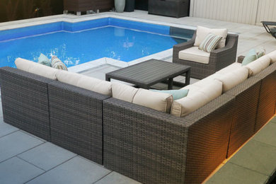 Trendy pool photo in Ottawa