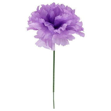 Lavender Silk Carnation Picks, Artificial Flowers for Weddings, Decorations