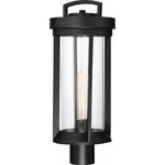 Nuvo Lighting - Nuvo Lighting 60/6503 Huron - 1 Light Outdoor Post Lantern - Huron; 1 Light; Post Lantern; Aged Bronze Finish wHuron 1 Light Outdoo Aged Bronze Clear Gl *UL: Suitable for wet locations Energy Star Qualified: n/a ADA Certified: n/a  *Number of Lights: Lamp: 1-*Wattage:60w T9 Medium Base bulb(s) *Bulb Included:Yes *Bulb Type:T9 Medium Base *Finish Type:Aged Bronze