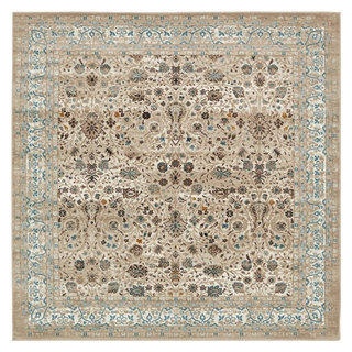 Traditional Newcastle Area Rug, 6' Square - Traditional - Area Rugs ...