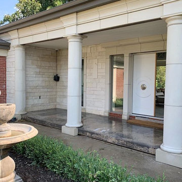 White Limestone Exterior
