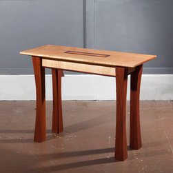 24e Signature Line - Side Table featuring Lacewood top w/Cherry Legs - Side Tables And End Tables