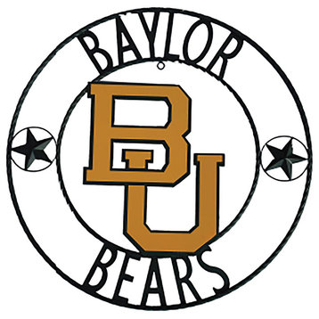 Baylor Bears Wrought Iron Wall Decor, 18"