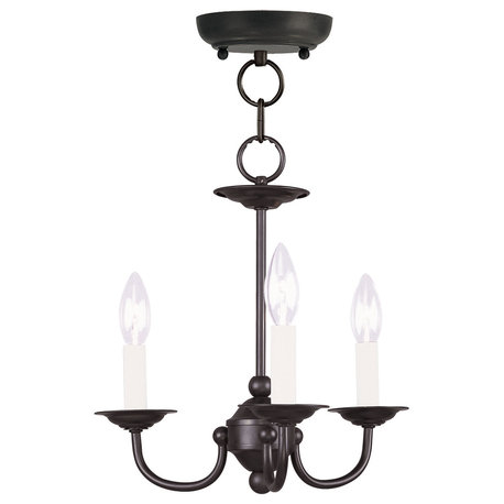 Home Basics Mini Chandelier, Black