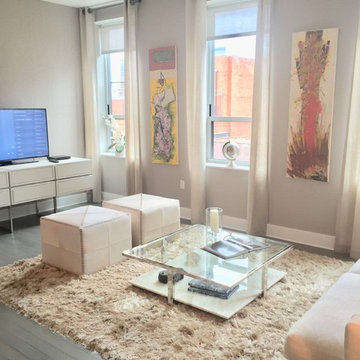 416 West 52 - Ripple Fold and Grommet Drapes