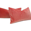 Coral Velvet Pillow Cover, Decorative Pillow, Legacy Tulip, Pindler Velvet, Cora