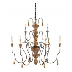 Mansion Chandelier by Currey and Company - Products