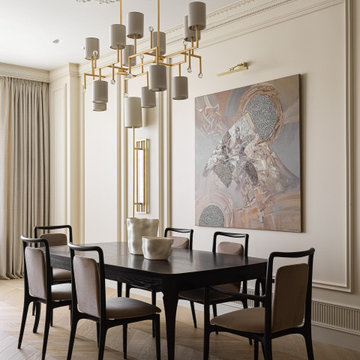 Chevron Parquet Flooring Lxurury residential project London