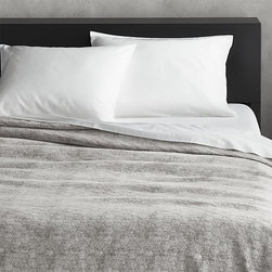 Grey Honeycomb Full/Queen Blanket | CB2 - Baby And Kids