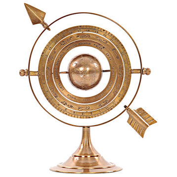 Armillary Brass With Bright Annealed Finish