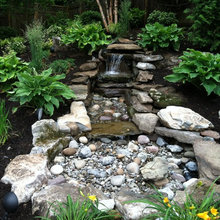 rock garden & water fall
