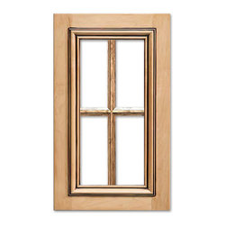 San Marino with French Lites from CabinetNow.com shown in Maple - Kitchen Cabinetry