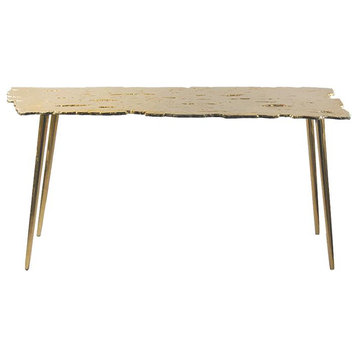 Inferno Console Table, Gold, Small