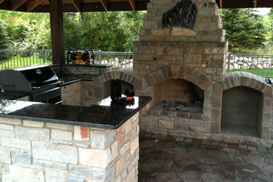 Patio - traditional patio idea in Detroit
