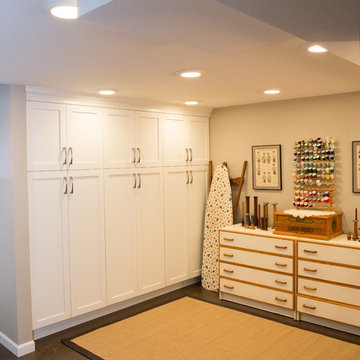 Sewing Room and Basement Remodel