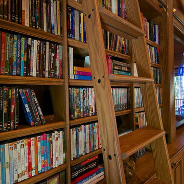Wall-to-Wall Wood Entertainment Center