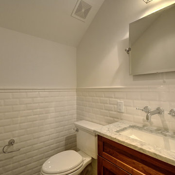 Modern Farmhouse Powder Room - Perch Plans