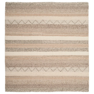 Safavieh Couture Natura Collection NAT101 Rug, Beige, 12'x12' Square