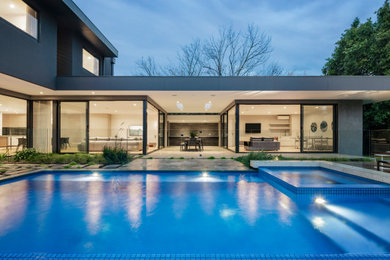 Design ideas for a modern pool in Melbourne.