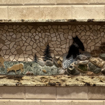 Blair Lake House Bathroom Niche--Commissioned work