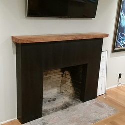 Atherton Oak Mantel - Indoor Fireplaces