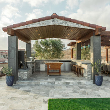 Gorgeous Infinity Pool with Multiple Outdoor Living Spaces