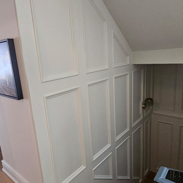 Traditional Wall Paneling with White Oak Architectural Details