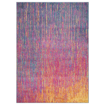 Nourison Passion Contemporary Abstract Area Rug, Multicolor, 5'3"x7'3"