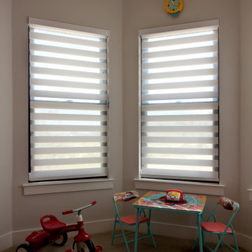 Motorized Banded Shades