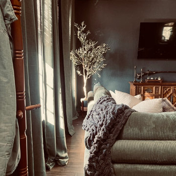 Dark Acadamia Living Room