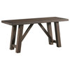 Picket House Furnishings Carter Dining Bench in Rustic Gray