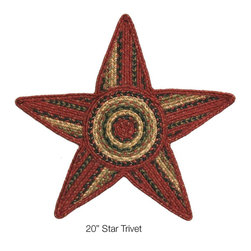 Vancouver Jute Braided Star Trivet - Trivets