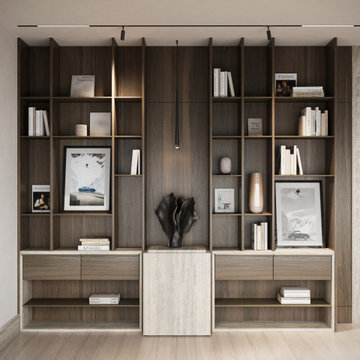Highlight Harmony — Modern Interior Design with Natural Materials and Light Bala