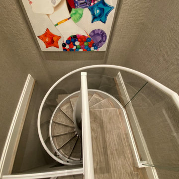 New York City Duplex – Modern Helical Spiral Staircase