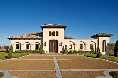 Mediterranean exterior home idea in Nashville