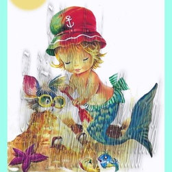Merbaby Fabric Block Mergirl - Products