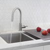 STYLISH Single Handle Pull Down Stainless Steel Kitchen Faucet