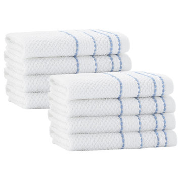 Monroe Wash Towels, Set of 8, White