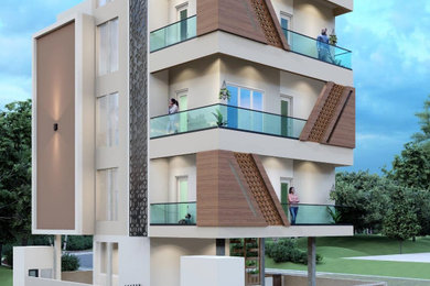 Modern Chennai Home Elevation